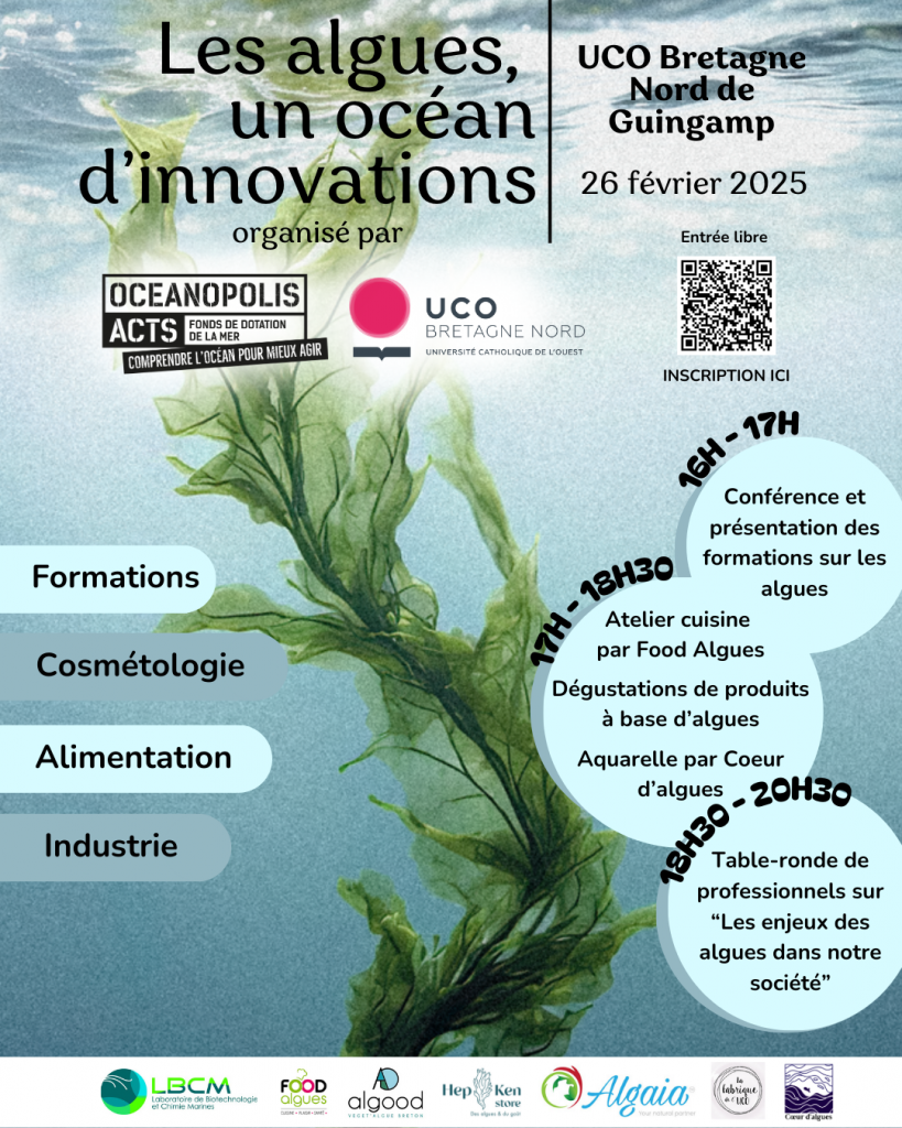 affiche journée algues océanopolis acts et uco